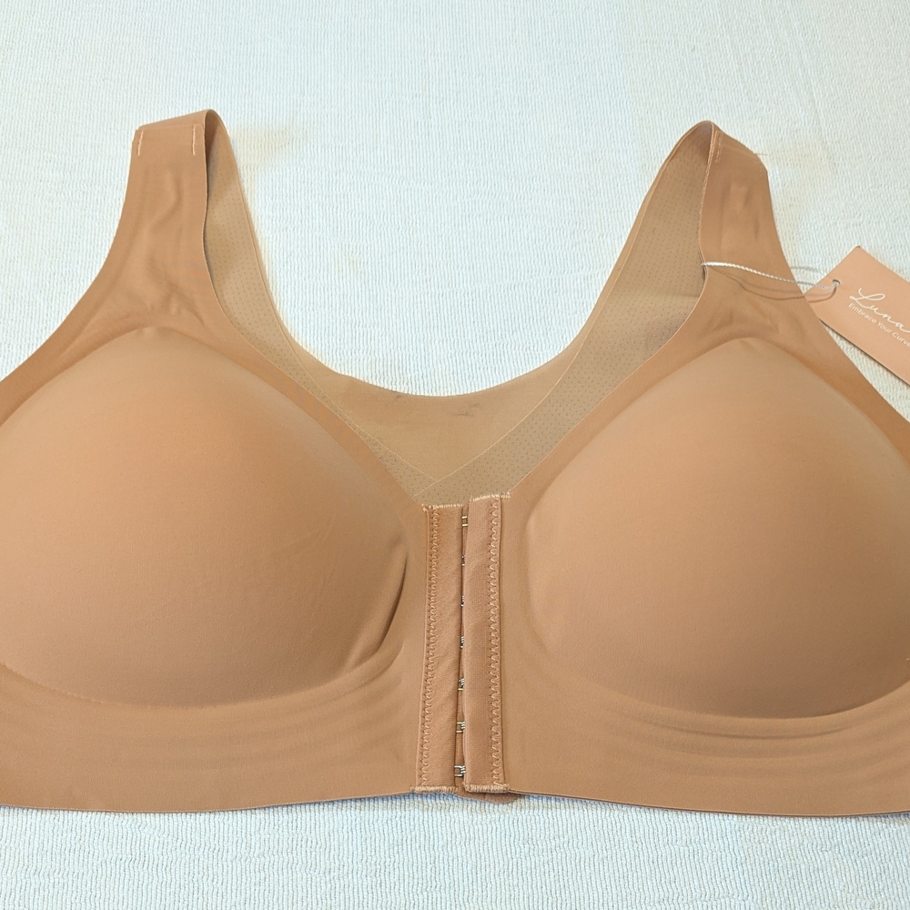 Elegant Tan Wireless Bra